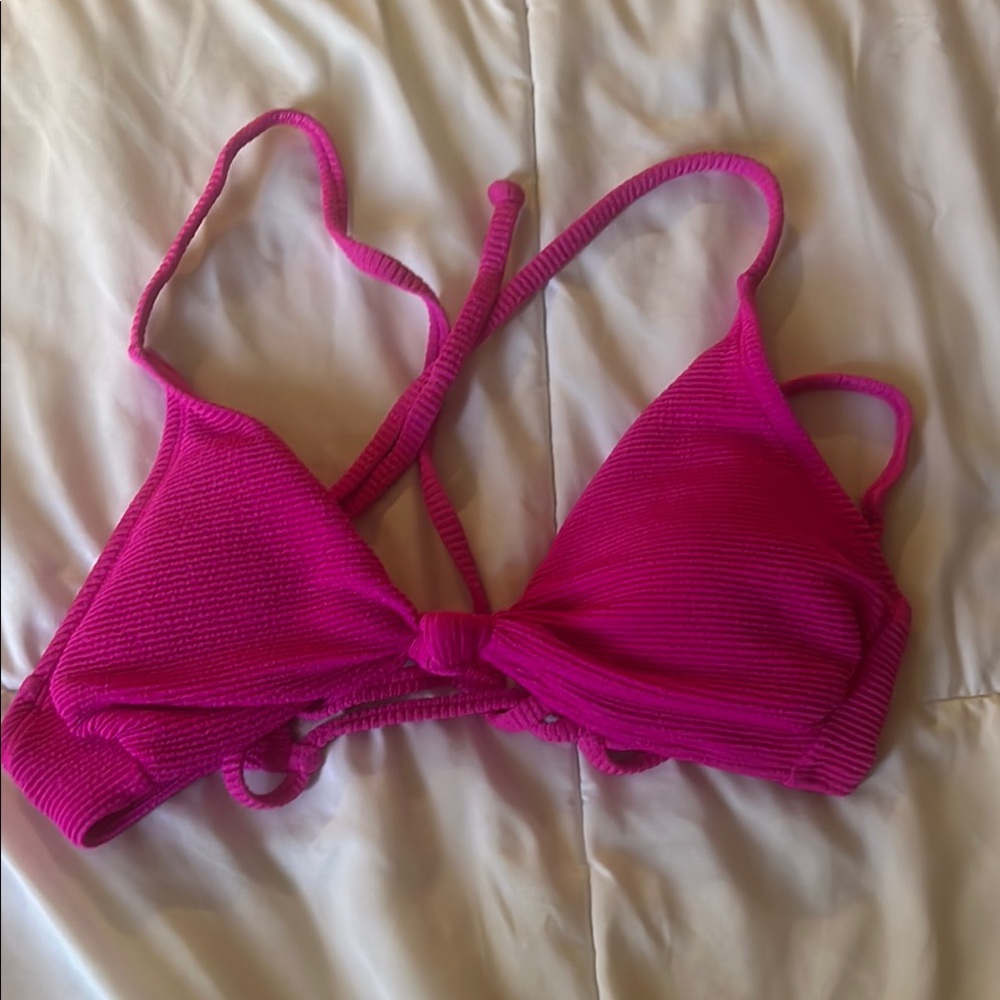 Vibrant Pink Bikini Top